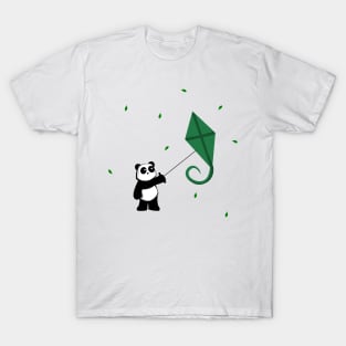 Panda with Kite T-Shirt